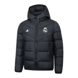 New Real Madrid black cotton coat