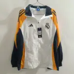 New Real Madrid white hat mid-length style