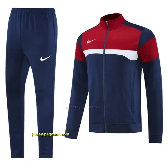 2025 Nike RedNavy Full Hoodie Zipper Jacket +Long Pants