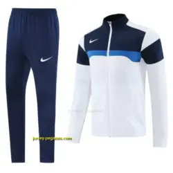 2025 Nike WhiteNavy Full Hoodie Zipper Jacket +Long Pants