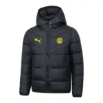 New style dote cotton coat black