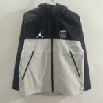 New style jacket Paris Jordan black and white stitching 075