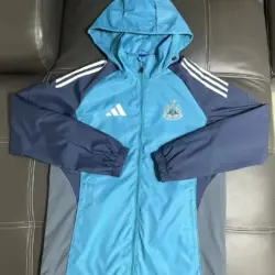 Newcastle football jersey blue trench coat