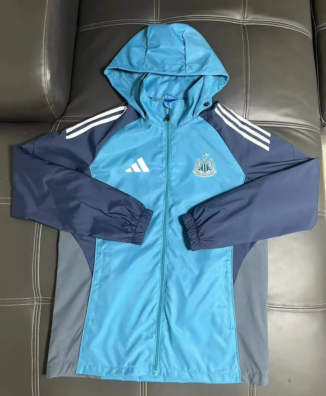 Newcastle football jersey blue trench coat Newcastle football jersey blue trench coat