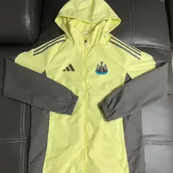 Newcastle football uniform yellow trench coat