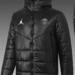 Paris Jordan short black cotton coat