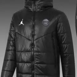 Paris Jordan short black cotton coat