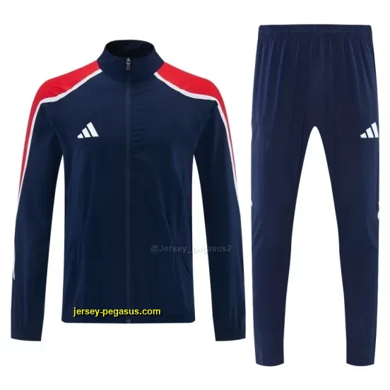 2026 Adidas Navy Blue Full Zipper Jacket Tracksuit + Long Pants