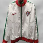 Portuguese beige vintage single-sided embroidered windbreaker
