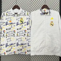 Real Madrid Graffiti Double Sided Silicone Windbreaker