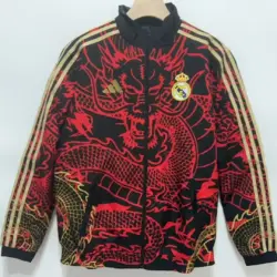 Real Madrid Red Dragon double-sided silicone windbreaker