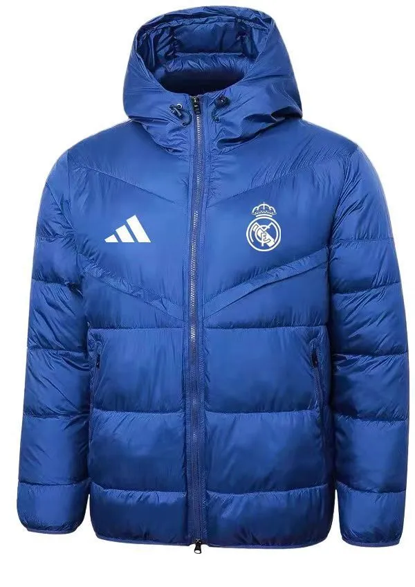 Real Madrid blue cotton coat Real Madrid blue cotton coat