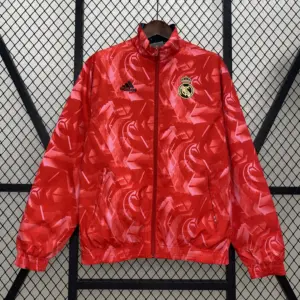 Real Madrid red camouflage double-sided silicone windbreaker