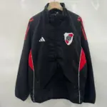 Riverbed black single-sided embroidered windbreaker
