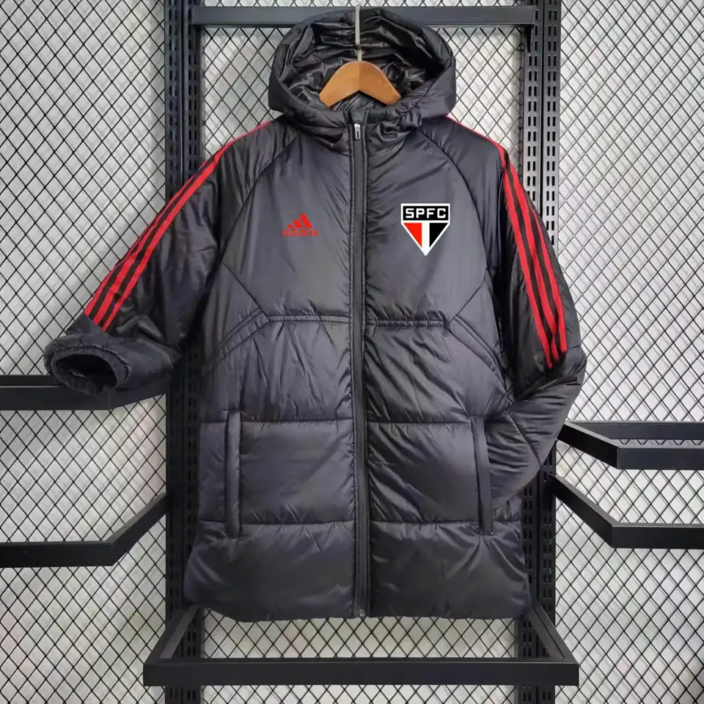 Saint Paul black cotton coat
