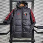 Saint Paul black cotton coat
