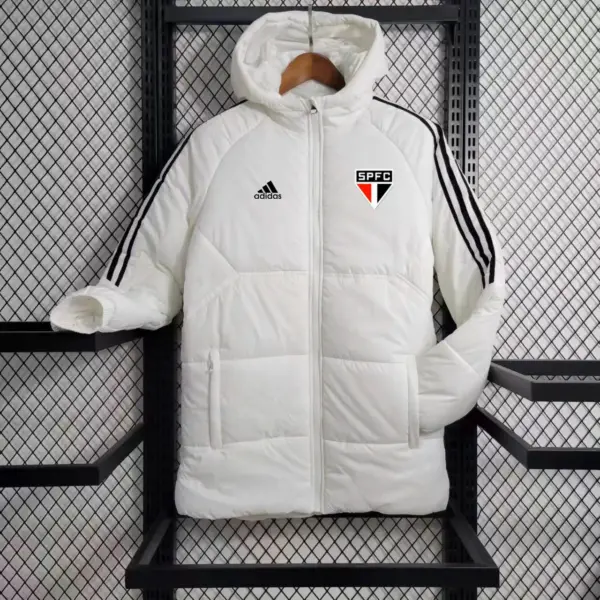 Saint Paul white cotton coat