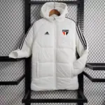 Saint Paul white cotton coat