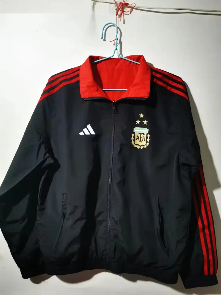 Samsung Argentina red and black double-sided silicone windbreaker