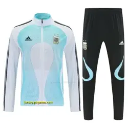 2026 Argentina White & Sky Blue Full Zipper Jacket Tracksuit + Long Pants