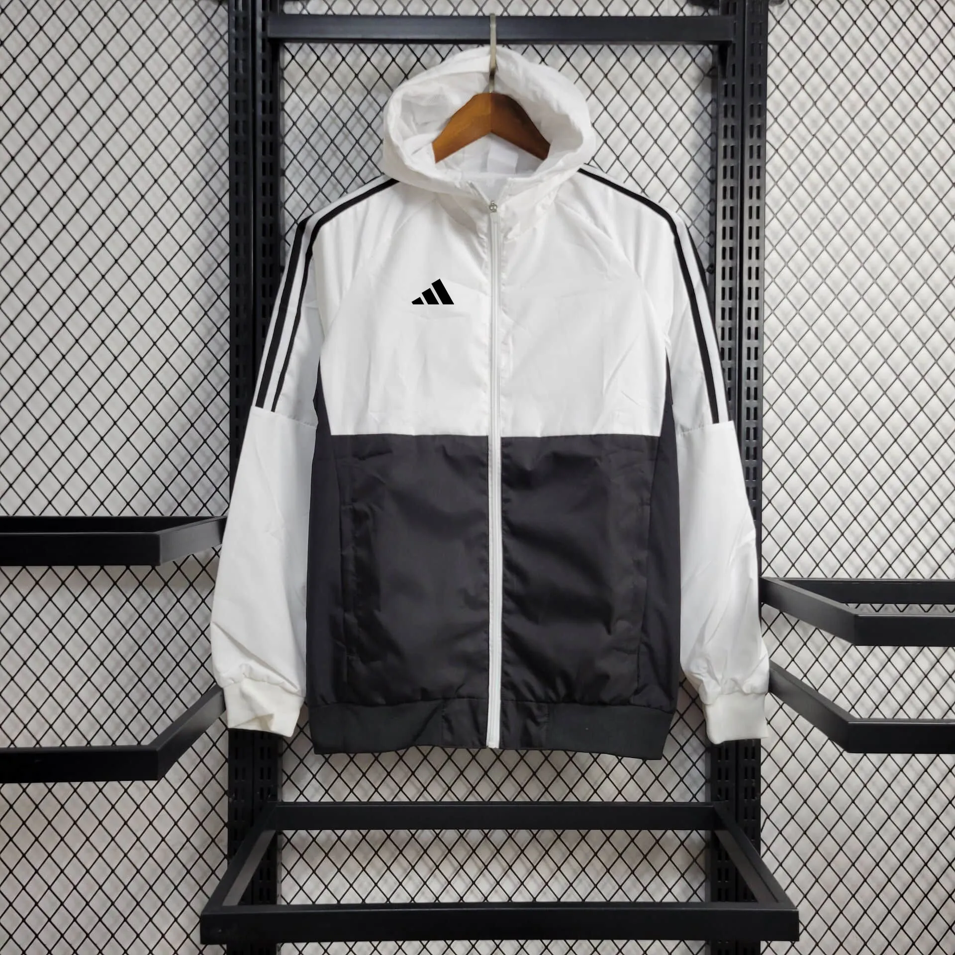Sheer panel Adidas trench coat Sheer panel Adidas trench coat