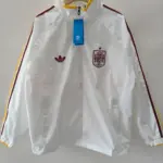 Spanish white suit single-sided windbreaker
