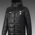 Tottenham short black cotton coat
