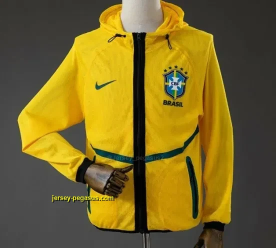 2026 Brazil Football Anthem Jacket - Yellow