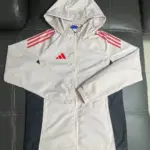 adidas football jersey trench coat