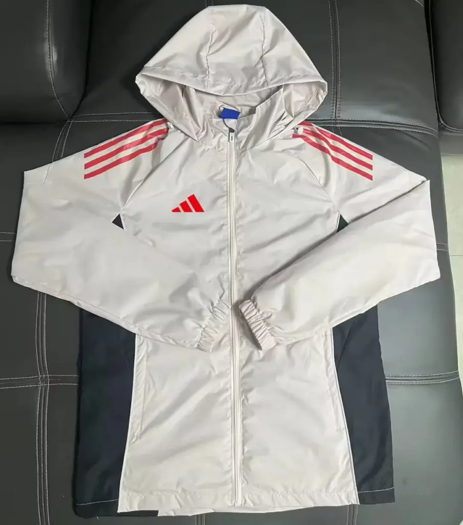 adidas football jersey trench coat