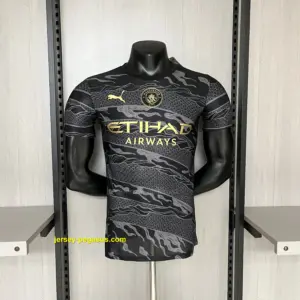 Player Edition 2024-25 Manchester City Year of the Dragon Special Black Jersey