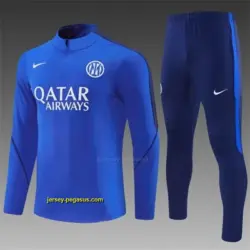 2026 Inter Milan Royal Blue Half Zipper Jacket Tracksuit + Long Pants (Nike)