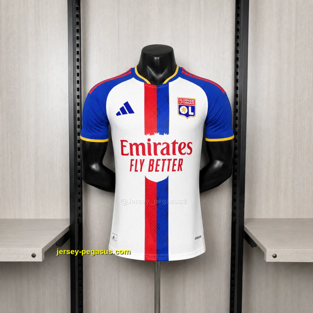2026-27 Player version Lyon home jersey