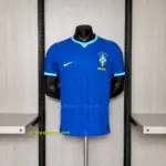 Player Version Brazil Blue Jersey S–XXXXL