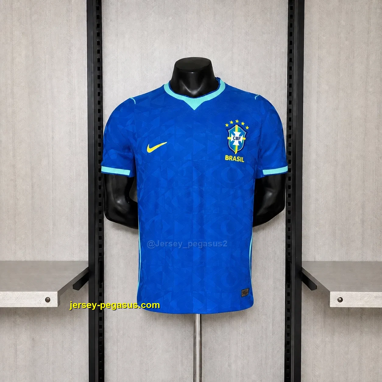 Player Version Brazil Blue Jersey S–XXXXL Player Version Brazil Blue Jersey S–XXXXL