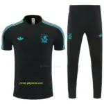 2026 Liverpool Black Short Sleeve Tracksuit + Long Pants
