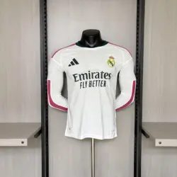 Player version long-sleeved 2026-27 Real Madrid home jersey