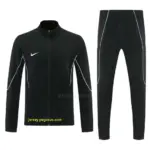 2026 Nike Black Full Zipper Jacket Tracksuit + Long Pants