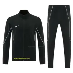 2026 Nike Black Full Zipper Jacket Tracksuit + Long Pants