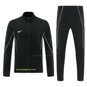 2026 Nike Black Full Zipper Jacket Tracksuit + Long Pants