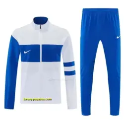 2026 Nike White &Blue Full Zipper Jacket Tracksuit + Long Pants