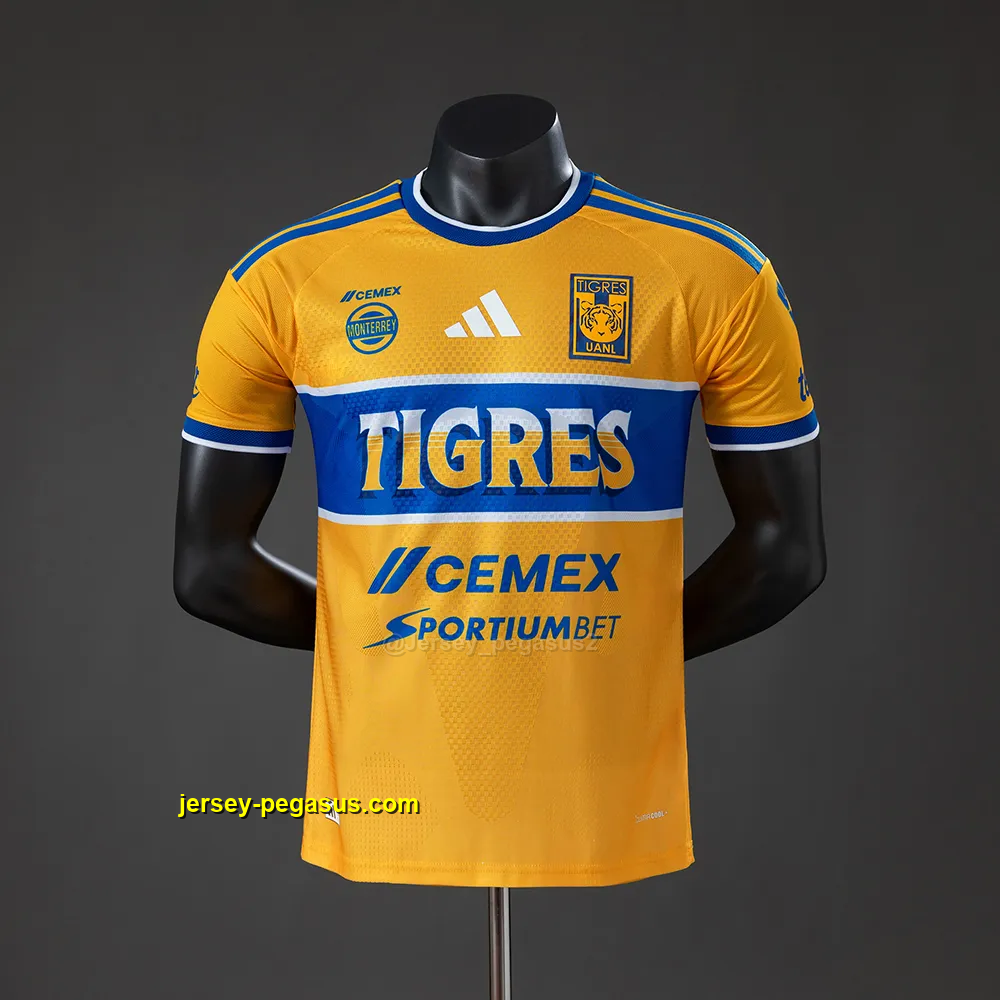 Tigres UANL Home Player Version Jersey Tigres UANL Home Player Version Jersey
