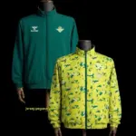2026 Real Betis Green And Yellow Reversible Full Zipper Jacket