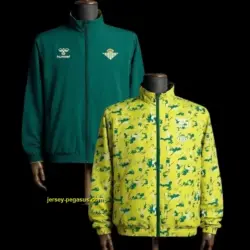 2026 Real Betis Green And Yellow Reversible Full Zipper Jacket