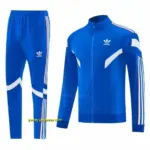 2026-27 Adidas Originals Blue Full Zipper Jacket Tracksuit + Long Pants