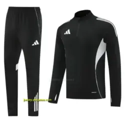 Adidas Black Full zipper Jacket Tracksuit+ long pants