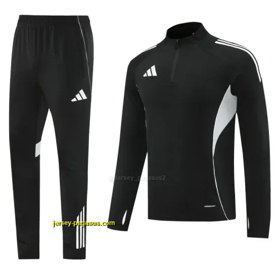 Adidas Black Full zipper Jacket Tracksuit+ long pants