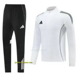 Adidas White Full zipper Jacket Tracksuit+ long pants