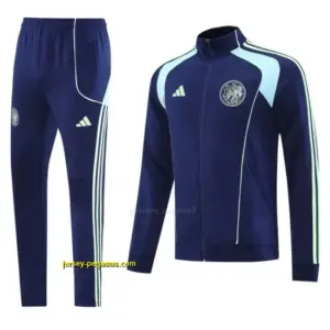 Ajax Amsterdam Navy Blue Full zipper Jacket Tracksuit+ long pants