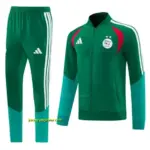 Algeria Dark Green Zipper Training Jacket Tracksuit + Long Pants (Adidas)